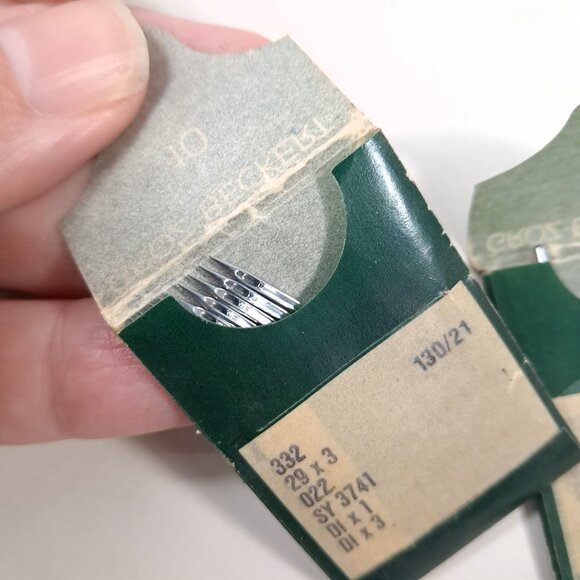 Sewing machine needles Groz Beckert 332 130/21 110/18 120/19 x7 Lammertz Nadeln - Picture 3 of 6
